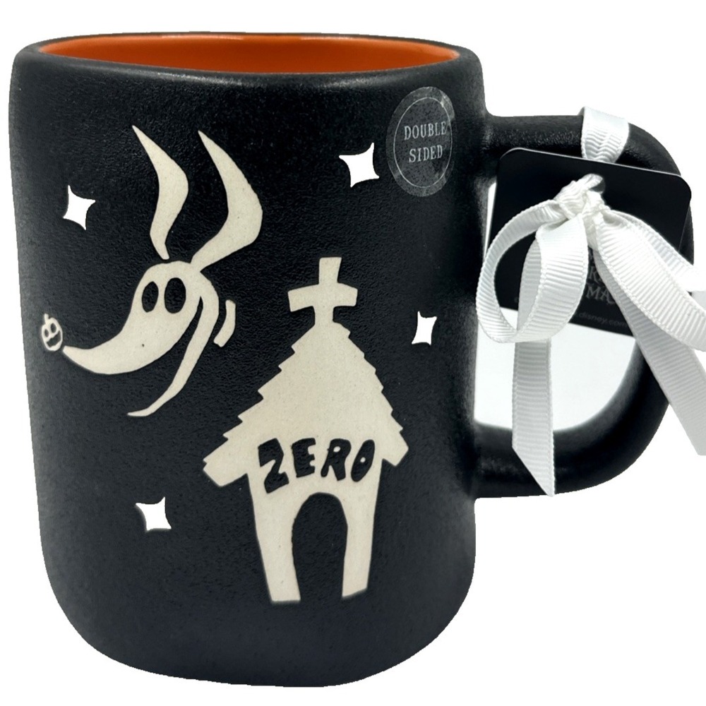 Rae‎ Dunn Disney Nightmare Before Christmas Zero Good Boy Mug 18 oz Textured